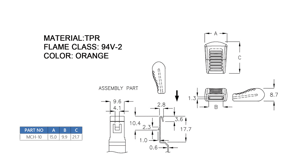 Plastic Handle MCH-10